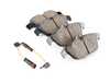 ES#3161549 - EUR1341A - Rear Euro Ceramic Brake Pad Set - Ceramic composite developed to meet low dust & noise requirements. Includes brake pad wear sensors. - Akebono - Mercedes Benz