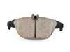 ES#3161549 - EUR1341A - Rear Euro Ceramic Brake Pad Set - Ceramic composite developed to meet low dust & noise requirements. Includes brake pad wear sensors. - Akebono - Mercedes Benz