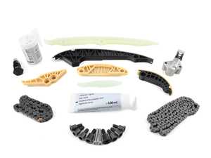 ES#3220692 - 06K109158HKT3 - Ultimate Timing Chain Kit - Includes new chains, guides, tensioners, sealant, and pins - Assembled By ECS - Volkswagen