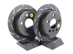 ES#3690650 - USR2022 - Ultimax USR Sport Rear Brake Rotors - Pair 10.19" (259x10) - High performance slotted rotors from EBC - EBC - MINI