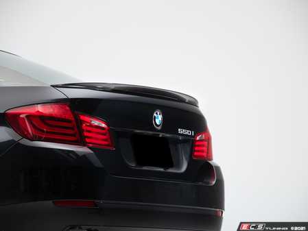 ES#4415758 - 00433ECS01 - Carbon Fiber M Performance Style Rear Spoiler - F10  - Add a touch of class and style with a new carbon fiber M Performance style spoiler - ECS - BMW