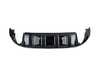 ES#4349026 - 007218la01-01KT -  MK7 Jetta GLI Rear Diffuser Kit - Gloss Black - Add aggressive styling with our In-House Engineered Rear Diffuser Kit! - ECS - Volkswagen