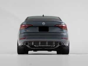 ES#4751502 - 007218LA01EBKT -  MK7 Jetta GLI Textured Black Rear Diffuser Kit & Gloss Black Trunk Spoiler - Add aggressive styling with our In-House Engineered Rear Diffuser and Trunk Spoiler! - Enthusiast Bundles - Volkswagen