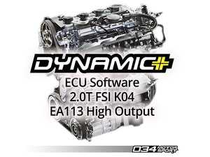 ES#4428443 - 034-103-271 - MK6 VW Golf R 2.0T FSI K04 Dynamic+ Performance Software Package - Unleash up to 315HP/345TQ by transforming your VW/Audi EA113 K04 with Dynamic+ Tuning - delivering ultimate power, drivability, reliability, and enhanced features! - 034Motorsport - Volkswagen