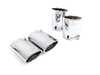 ES#4424069 - UH053-EXA-OVAL - Unitronic Cat-Back Exhaust System - Oval Chrome Tips - Maximum performance, while maintaining a comfortable and unobtrusive exhaust tone inside the cabin - Unitronic - Volkswagen
