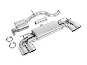 ES#4424069 - UH053-EXA-OVAL - Unitronic Cat-Back Exhaust System - Oval Chrome Tips - Maximum performance, while maintaining a comfortable and unobtrusive exhaust tone inside the cabin - Unitronic - Volkswagen