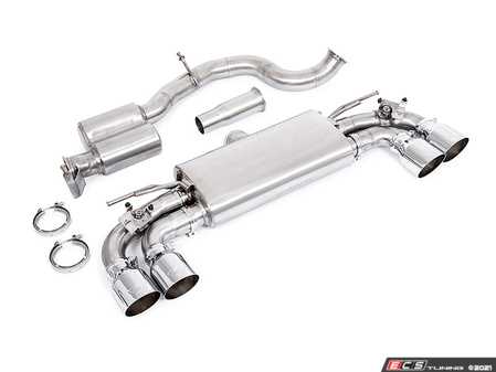 ES#4424263 - UH053-EXA-CHROME - Unitronic Cat-Back Exhaust System - Round Chrome Tips - Maximum performance, while maintaining a comfortable and unobtrusive exhaust tone inside the cabin - Unitronic - Volkswagen
