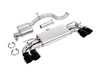 ES#4424264 - UH053-EXA-BLACK - Unitronic Cat-Back Exhaust System - Round Black Tips - Maximum performance, while maintaining a comfortable and unobtrusive exhaust tone inside the cabin - Unitronic - Volkswagen