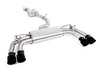 ES#4424281 - UH054-EXA-BLACK - Unitronic Cat-Back Exhaust System - Round Black Tips - Maximum performance, while maintaining a comfortable and unobtrusive exhaust tone inside the cabin - Unitronic - Audi
