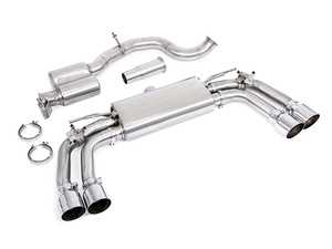 ES#4424070 - UH054-EXA-CHROME - Unitronic Cat-Back Exhaust System - Round Chrome Tips - Maximum performance, while maintaining a comfortable and unobtrusive exhaust tone inside the cabin - Unitronic - Audi
