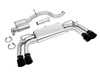 ES#4424281 - UH054-EXA-BLACK - Unitronic Cat-Back Exhaust System - Round Black Tips - Maximum performance, while maintaining a comfortable and unobtrusive exhaust tone inside the cabin - Unitronic - Audi