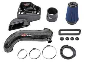 ES#4430138 - 57-10016R - Track Series Carbon Fiber Intake System W/ Pro 5R Filter - Outflows Factory Intake by 30% - AFE - Audi Volkswagen