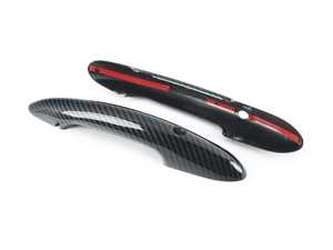 ES#4265306 - 512174345354 - Door Handle Carbon Fiber Design Cover - Set With Key/Lights   - (NO LONGER AVAILABLE) - Add on some carbon fiber gloss trim to your factory door handles - ECS - 