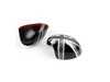 ES#4430524 - 51162147671 - Union Jack Mirror Cap Covers - Set - Attaches to the front of the side mirror housing over the stock mirror cap, peel and stick - ECS - MINI