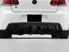 ES#4440357 - 014403LA01 - MK6 Golf R Rear Diffuser - Gloss Black - Add aggressive styling with our In-House Engineered Gloss Black Rear Diffuser! - ECS - Volkswagen