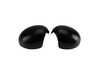 ES#4430602 - 51162754916BL - Black Mirror Cap Covers - Set - Attaches to the front of the side mirror housing over the stock mirror cap, peel and stick - ECS - MINI