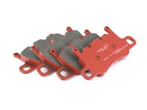 ES#3546099 - 4925RST3 - RST3 Red Rally/Sprint/Stock Car Racing Brake Pads - Rear - RST3 is a medium-high friction metal- ceramic compound containing steel and acrylic fibers - It captivates by its low heat conductivity. - Pagid Racing - Porsche