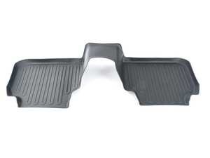 ES#3680597 - 82112472311 - F54 Rear Floor Mat Liners Black - Set - All Weather Floor Mats - Genuine MINI - MINI