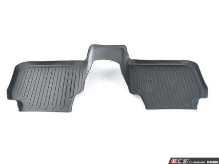 ES#3680597 - 82112472311 - F54 Rear Floor Mat Liners Black - Set - All Weather Floor Mats - Genuine MINI - MINI