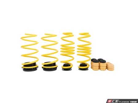 ES#4430643 - 273800CJ - ST Adjustable Lowering Springs - Allows individual ride height adjustment at each corner of your vehicle - Make your stock suspension height adjustable, without compromise! - Suspension Techniques - Audi Volkswagen