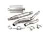 ES#3175400 - 252331 - 2.5" Stainless Steel Cat-Back - Stainless steel cat-back with two resonators and one Borla muffler - Techtonics Tuning - Volkswagen