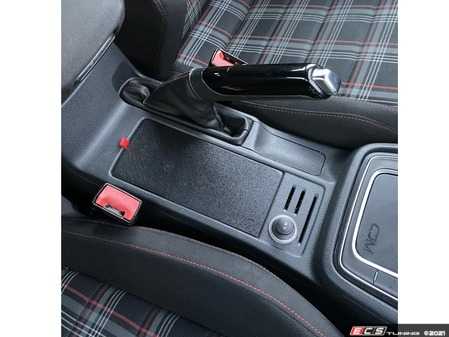 ES#4430680 - 2021066-7C-DELW - Cup Holder Delete Panel - Full Cover - White - Tired of looking at that nasty cup holder you've never cleaned? Just cover it up! - CJM Industries - Volkswagen