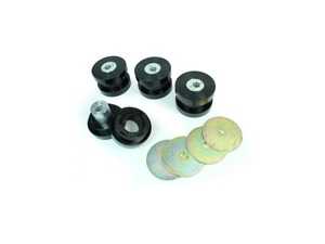 ES#4430901 - PFR3-1120BLK - Powerflex Rear Subframe Mounting Bushings - Race - A more planted subframe means a more planted rear end and better handling - Powerflex Black Series - Audi