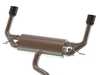 ES#4431063 - 015517LA - 8v A3 Quattro Valved Catback Exhaust System  - In-house engineered for Audi A3 enthusiasts! Featuring T304 SS Tig-welded 3.0" tubing, a center resonator and a valved muffler assembly. - ECS - Audi