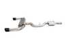 ES#4431063 - 015517LA - 8v A3 Quattro Valved Catback Exhaust System  - In-house engineered for Audi A3 enthusiasts! Featuring T304 SS Tig-welded 3.0" tubing, a center resonator and a valved muffler assembly. - ECS - Audi