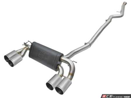 ES#4441775 - 49-36330-1P - MACH Force-Xp Stainless Cat-Back Exhaust System - Polished Tips - Upgraged your exhaust for an aggressive sound and greater power! up to +22 HP and +18lbs TQ - AFE - BMW