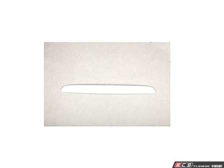 ES#4441782 - 51132753603w - Trunk Lid Grip - White Cover  - Located above the license plate on the trunk - ECS - MINI