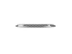 ES#4442405 - 51137167530CH - Trunk Lid Grip - Checkered Cover  - Located above the license plate on the trunk - ECS - MINI