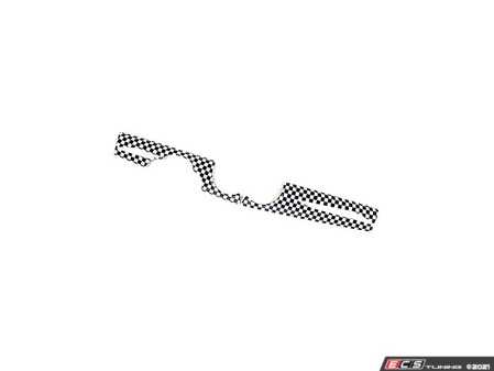 ES#4445671 - 51470420553CHL - Interior Trim Kit - Checkered Dash Small - Upgrade your dash and improve the interior - ECS - MINI