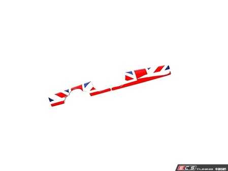 ES#4445731 - 51452752870UJ - Interior Trim Kit - Red And Blue Union Jack - Upgrade your dash and improve the interior - ECS - MINI