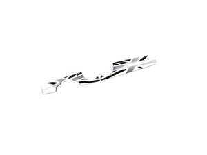 ES#4445733 - 51452752870VGUJ - Interior Trim Kit - Vivid Gray Union Jack - Upgrade your dash and improve the interior - ECS - MINI