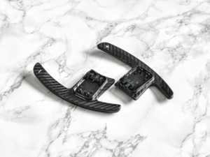 ES#4445718 - GPADCARBon - Carbonex Gloss Carbon Paddle Shifters - G Chassis - These Paddle shifters are constructed with a 2x2 Gloss carbon, with a UV-resistant clear coating. - Carbonex - BMW