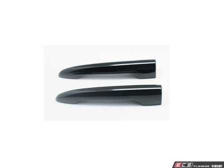 ES#4445745 - 51247344205 - Door Handle Split Door - Black Cover Set - Add on some black line gloss trim to your factory door handles - ECS - MINI