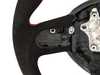 ES#4338034 - BM152-R5606-CARR - ECS MINI Cooper Flat Bottom Carbon Fiber Steering Wheel (Carbon/Alcantara/Red Stitching/Red Center Stripe)- Gen 2 - Hand made carbon fiber inserts on the top and bottom with Alcantara/red stitching on the sides - ECS - MINI