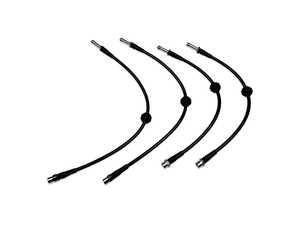 ES#4446061 - 034-303-0014 - Front & Rear Stainless Steel Braided Brake Line Kit - Replace your stock rubber brake hoses with these performance-minded stainless steel braided lines - 034Motorsport - Audi