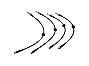 Front & Rear Stainless Steel Braided Brake Line Kit