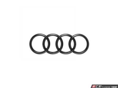 ES#4418326 - 8Y5071802 - Rear Audi Rings Emblem - Black - Blackout Audi Rings emblem for the rear trunk location - Created with Audi enthusiasts in mind! - Genuine Volkswagen Audi - Audi