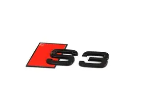 S3 Rear Trunk Emblem - Black