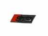 ES#4418293 - 8Y0071805 - S3 Front Grille Emblem - Black - Black / Red clip on emblem - Genuine Volkswagen Audi - Audi