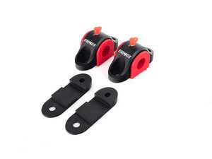 ES#4488357 - 016951LA01 - ECS Billet Front Sway Bar Brackets With Polyurethane Bushings - Pair - Upgrade your Aftermarket 22mm front sway bar with our Billet and Poly. Sway bar mounting solution! - ECS - BMW