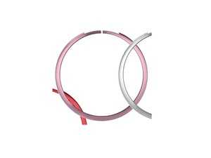 ES#4447063 - 61313456374RG - MINI Cooper R55,R56,R57,R58,R59,R60,R61 Replacement Key Fob Ring - Rose Gold  - (NO LONGER AVAILABLE) - Multiple color option outside key ring - ECS - 