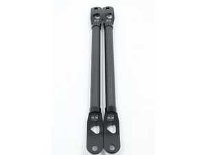 ES#4447056 - VTT-G2X-STrBLK - Carbon Fiber Strut Braces - Black - Improve your handling and dress up your engine bay all at once! - Vargas Turbo Technologies - BMW