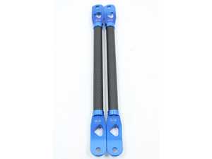ES#4447058 - VTT-G2X-STRBLU - Carbon Fiber Strut Braces - Blue - Improve your handling and dress up your engine bay all at once! - Vargas Turbo Technologies - BMW