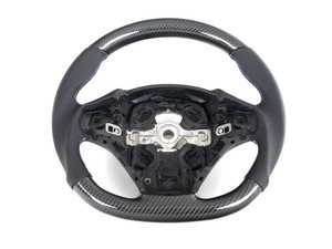 ES#4381834 - 018655LA01 - F2x/F3x ECS Custom Steering Wheel - Perforated Leather/Carbon/Tri-Color - (NO LONGER AVAILABLE) - Custom Steering wheel with Carbon and Perforated leather - D Shape Wheel with Custom Grip - ECS - 