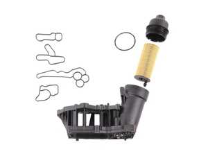 ES#4447299 - 11428507697 - Oil Filter Housing - Includes filter, cap, and seals - Vaico - BMW