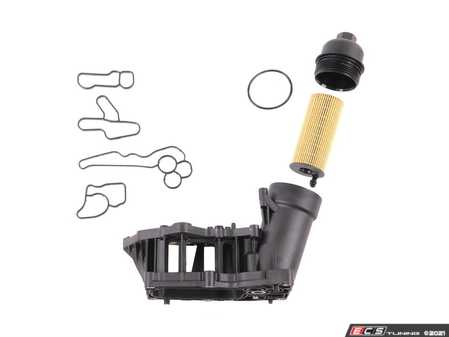 ES#4447299 - 11428507697 - Oil Filter Housing - Includes filter, cap, and seals - Vaico - BMW